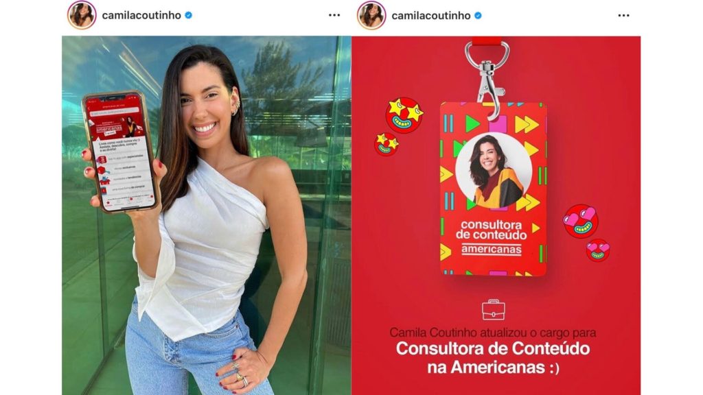 Americanas Ao Vivo e Camila Coutinho. Shopstreaming nova tendência de consumo. Live streaming.