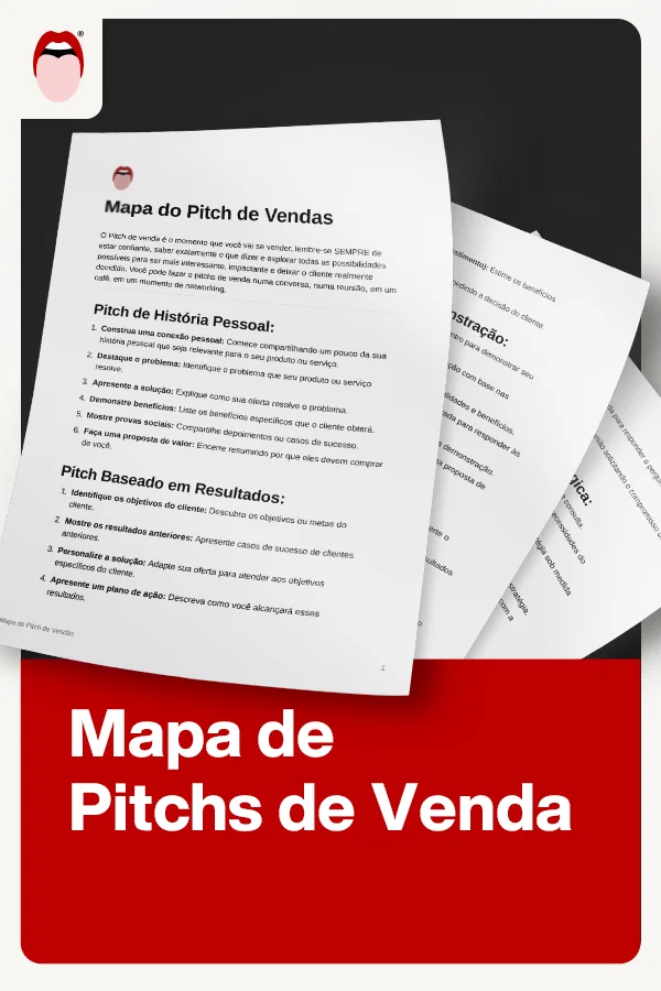 Mapa de Pitchs de Venda