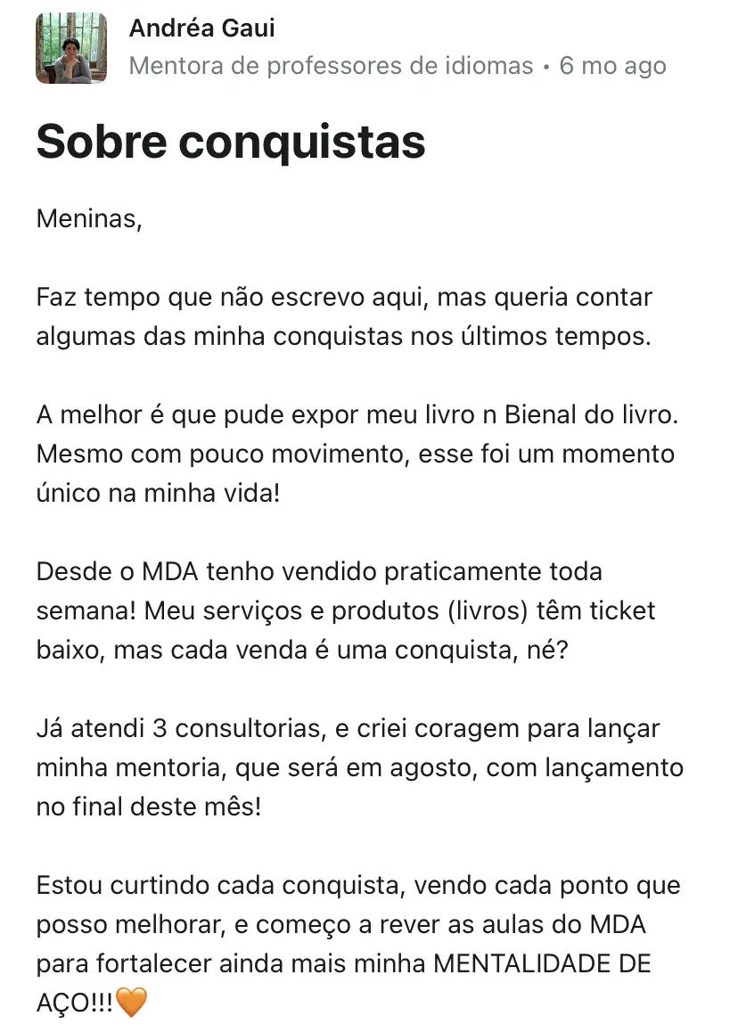 Andréa Professora de Idiomas