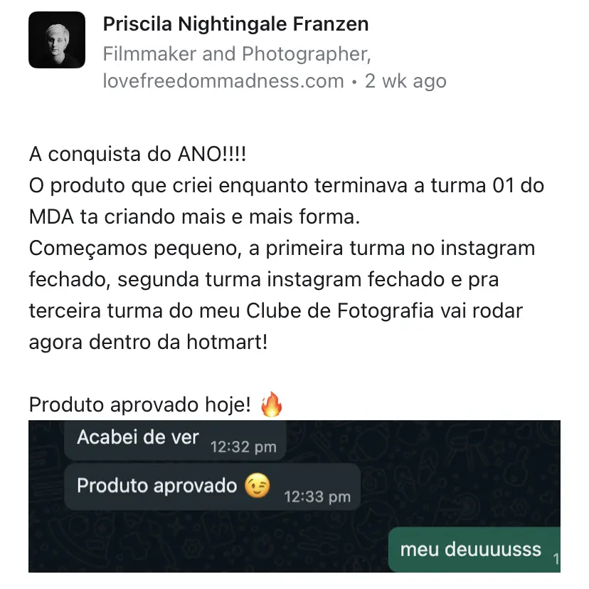 Priscila - Filmmaker